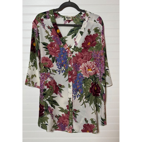 Show Me Your Mumu Floral Tunic Women's Small - Picture 1 of 6
